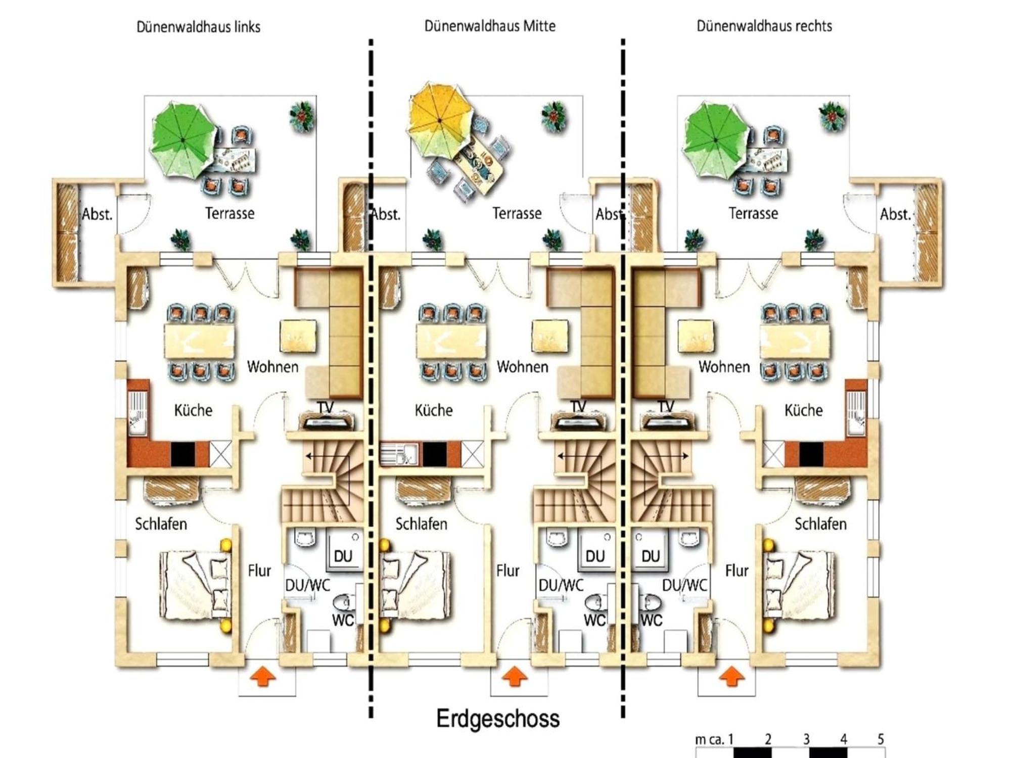 Reihenhaus Duenenwaldhaus Mitte In Trassenheide Apartment Bagian luar foto